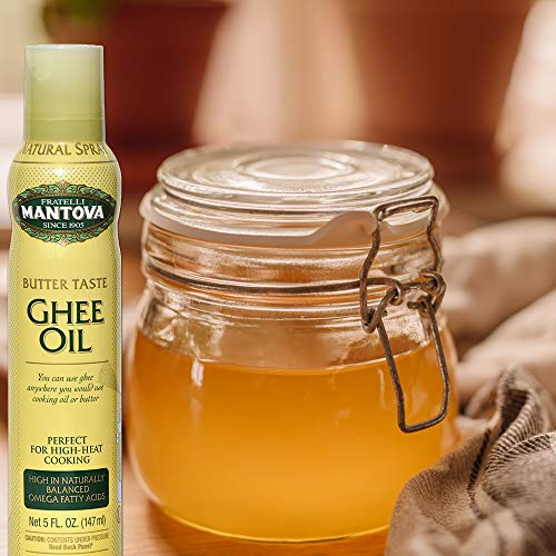 Mantova Ghee Butter Spray - 34% Ghee Butter | 33% Avocado Oil |