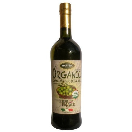 Organic Mantova Extra Virgin Olive Oil 25.5 Oz - Certified Organ