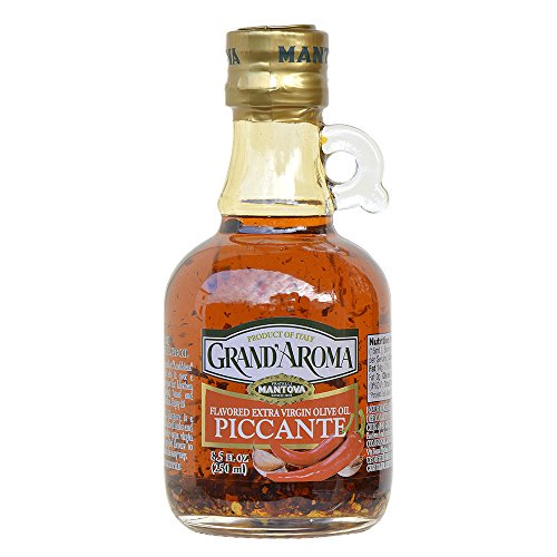 8.5 Oz Grandaroma Piccante Flavored Extra Virgin Olive Oil, Inf