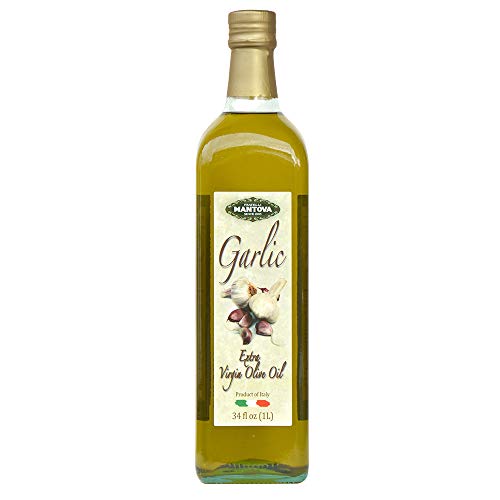Mantova Italian Garlic Italian Extra Virgin Olive Oil - 100% Nat