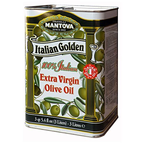 Mantova Italian Golden Extra Virgin Olive Oil 102 Oz - Authentic