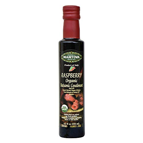 Mantova Fratelli Raspberry Organic Balsamic Vinegar, 8.5 Oz