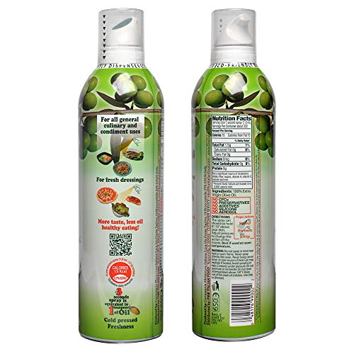 Mantova Extra Virgin Olive Oil Spray, 13.5 Oz Pack Of 2
