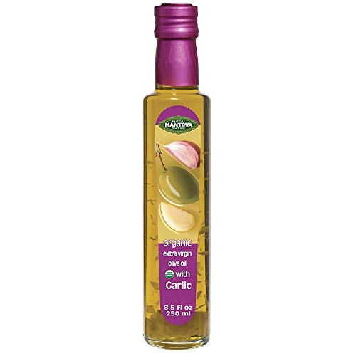 Mantova Flavored Extra Virgin Olive Oil Variety Pack: Garlic, Ba
