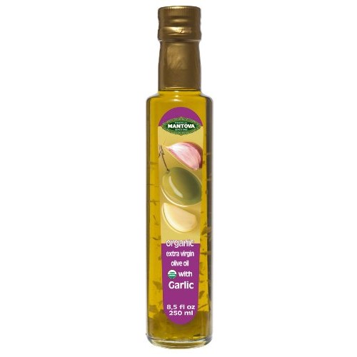 Mantova Garlic Organic Flavored Evoo, 2.4 Lb Pack Of 2