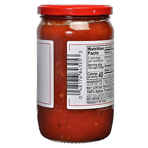 Mantova Italian Roasted Garlic Tomato Sauce 24 Ounce Pack Of 2