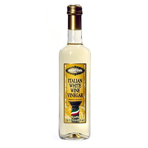 Mantova Italian White Wine Vinegar, 13 Lb Pack Of 6