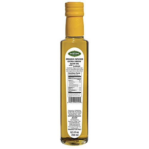 Mantova Lemon Organic Flavored Extra Virgin Olive Oil Pack Of 2