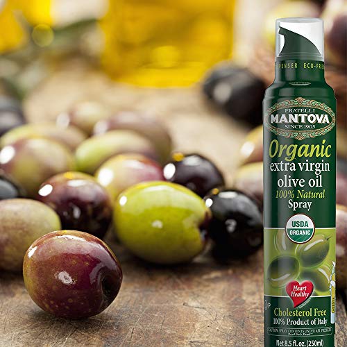 Mantova Organic Extra Virgin Olive Oil Spray, Heart-Healthy Cook