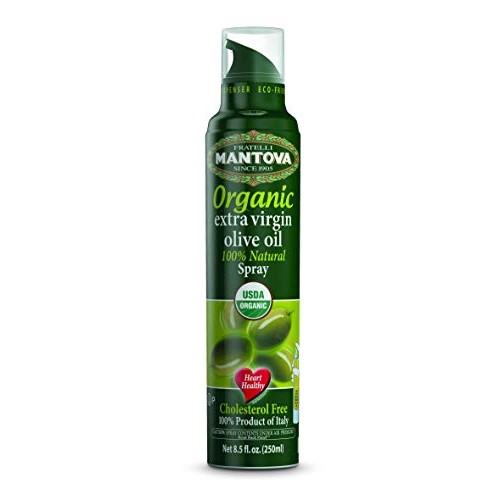 Mantova Organic Extra Virgin Olive Oil Spray, Heart-Healthy Cook