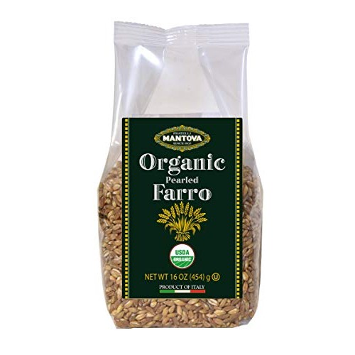 Mantova Organic Italian Farro, 1 Lb Zero Grams Of Trans Fat, Pro