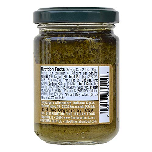 Mantova Organic Pesto Genovese Pack Of 4