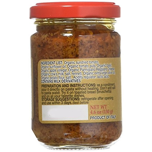 Mantova Organic Red Pesto 4.6 Oz