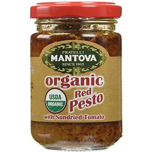 Mantova Organic Red Pesto With Sundried Tomato, 4.6 Ounce