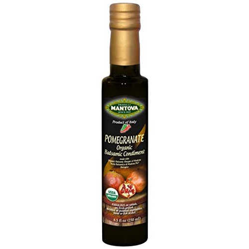 Mantova Pomegranate Organic Balsamic Vinegar, 7.2 Lb Pack Of 6