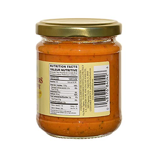 Mantova Roasted Peppers Bruschetta Topping 6 Oz, Pack Of 4 The
