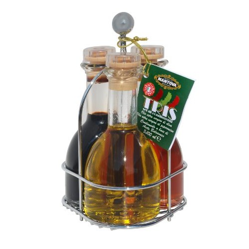 Tris Evoo, Balsamic Vinegar And Chili Evoo