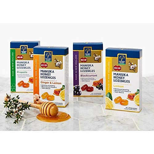 Manuka Health, Mgo 400+ Manuka Honey Lozenges With Lemon &Amp; Ginge