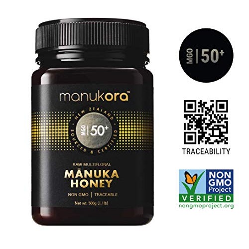 Manukora Mgo 50+ Multifloral Raw Mānuka Honey - Authentic Non-Gm