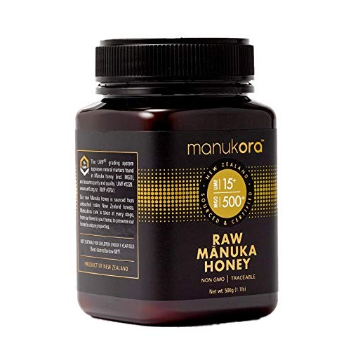 Manukora Umf 15+/Mgo 500+ Raw Mānuka Honey 500G/1.1Lb Authenti