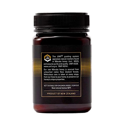Manukora Umf 15+/Mgo 500+ Raw Mānuka Honey 500G/1.1Lb Authenti