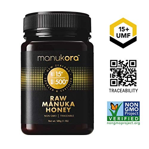 Manukora Umf 15+/Mgo 500+ Raw Mānuka Honey 500G/1.1Lb Authenti
