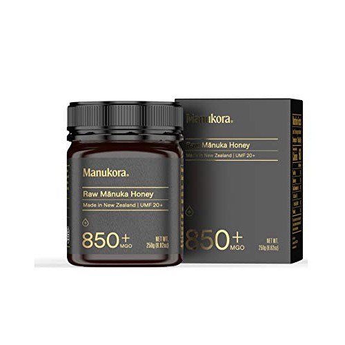 Manukora Umf 20+/Mgo 850+ Raw Mānuka Honey 250G/8.8Oz Authenti