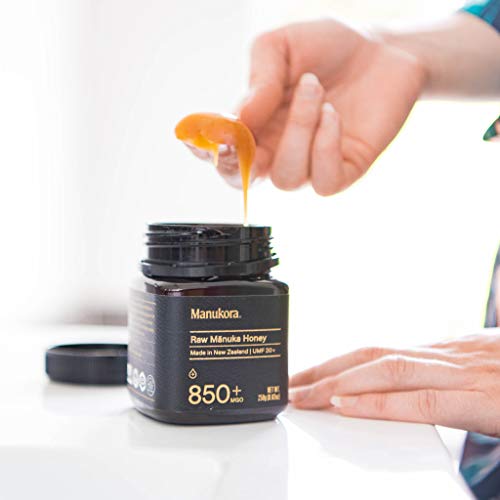 Manukora Umf 20+/Mgo 850+ Raw Mānuka Honey 250G/8.8Oz Authenti