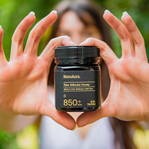 Manukora Umf 20+/Mgo 850+ Raw Mānuka Honey 250G/8.8Oz Authenti