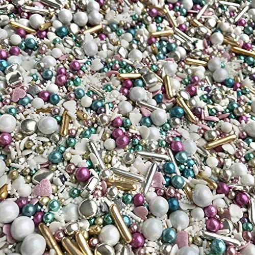 Manvscakes | Shimmer Sprinkles | Metallic Sprinkle Mix | Cake De