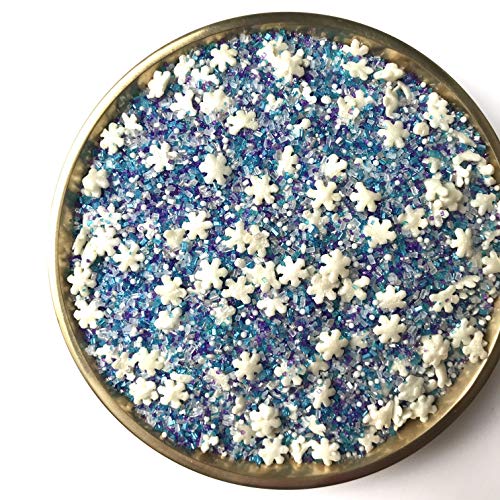Snowflake Crystals Sanding Sugar | Sprinkles | Snowflake Sprinkl