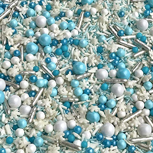 Sprinkles | Frozen In Sugar Sprinkle Mix | Blue Sprinkles | Conf