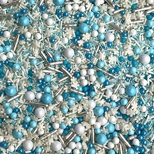 Sprinkles | Frozen In Sugar Sprinkle Mix | Blue Sprinkles | Conf