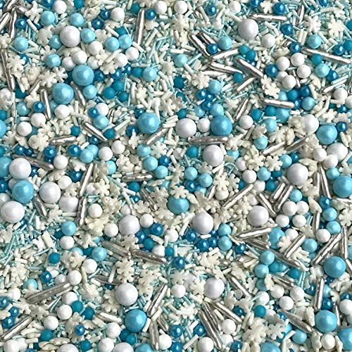 Sprinkles | Frozen In Sugar Sprinkle Mix | Blue Sprinkles | Conf
