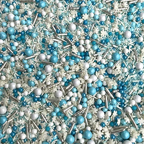 Sprinkles | Frozen In Sugar Sprinkle Mix | Blue Sprinkles | Conf