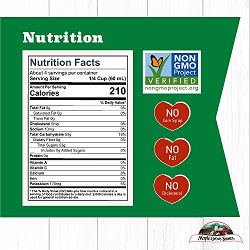 Maple Grove Farms Pure Maple Syrup, 12.5 Oz