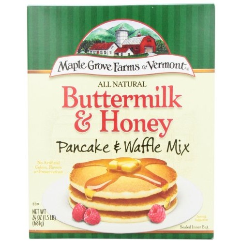 Maple Grove Farms Pancake Mix Buttermilk &Amp; Honey, 24-Ounce Pack