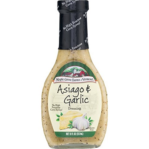 Maple Grove Farms Original Salad Dressing, Asiago &Amp; Garlic, 8 Ou