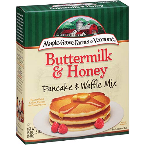 Maple Grove Farms Pancake &Amp; Waffle Mix, Buttermilk &Amp; Honey, 24 O