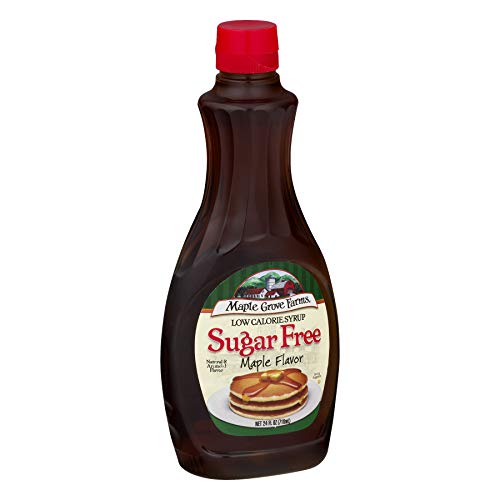 Maple Grove Farms Syrup Maple Sugar Free, 24.0 Fl Oz Pack Of 3