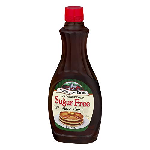 Maple Grove Farms Syrup Maple Sugar Free, 24.0 Fl Oz Pack Of 3