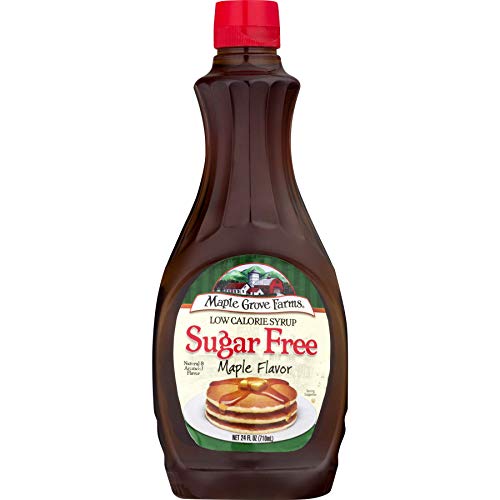 Maple Grove Farms Syrup Maple Sugar Free, 24.0 Fl Oz Pack Of 3