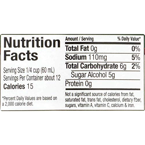 Maple Grove Farms Syrup Maple Sugar Free, 24.0 Fl Oz Pack Of 3