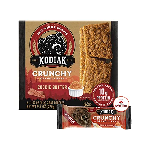 Kodiak Cakes High Protein Crunchy Granola Bars Variety Pack - 48...