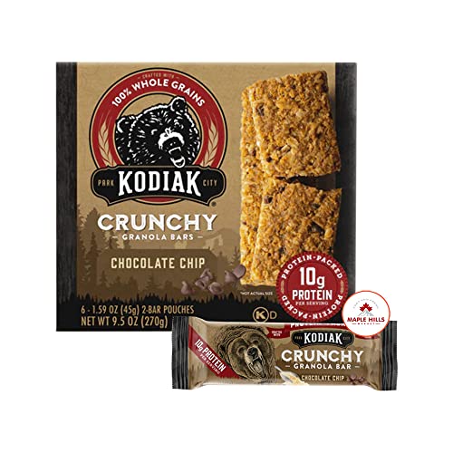 Kodiak Cakes High Protein Crunchy Granola Bars Variety Pack - 48...