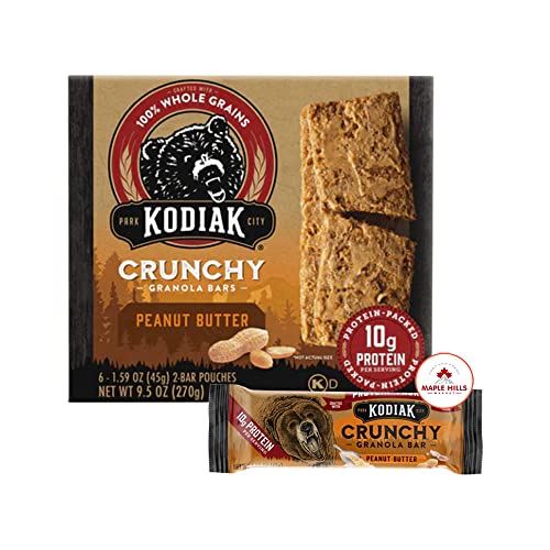 Kodiak Cakes High Protein Crunchy Granola Bars Variety Pack - 48...