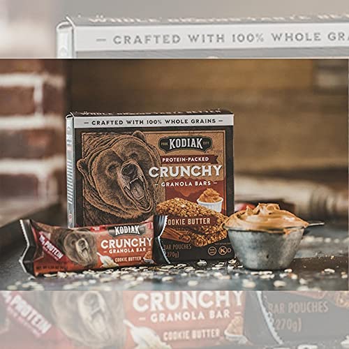 Kodiak Cakes High Protein Crunchy Granola Bars Variety Pack - 48...