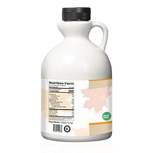 Maple Pantry Pure Organic Maple Syrup 32 Oz Grade A Dark Robust