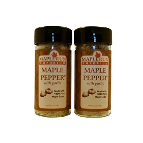 Maple Run Emporium Maple Pepper With Garlic 2 Pack - Dry Seasoni