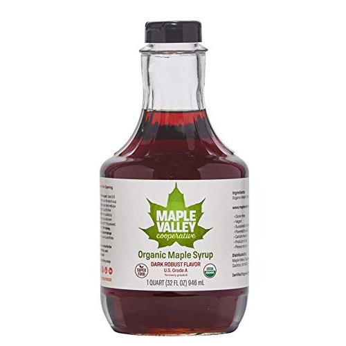 Maple Valley 32 Oz. Organic Maple Syrup - Grade A Dark &Amp; Robust